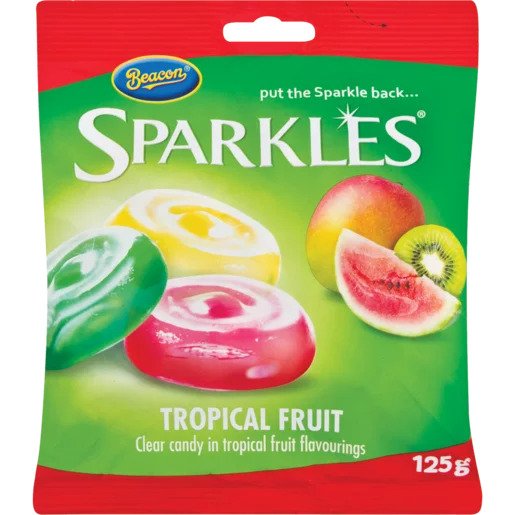 Beacon Sparkles - Tropical Fruit 125g