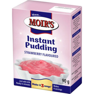Moirs Instant Pudding - Strawberry 90g