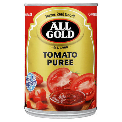 Add All Gold Tomato Puree to any dish to get a delicious tomato flavour. Tastes real good! 