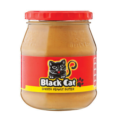Black Cat is South Africa’s number one peanut butter. Our Smooth Peanut Butter is as smooth as silk. 