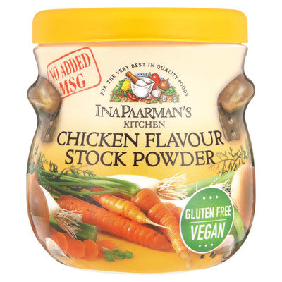 A blend of  chicken flavours, dried vegetables, herbs and spices. Excellent for soups, stews, casseroles and gravies. Good as a quick cup of soup.