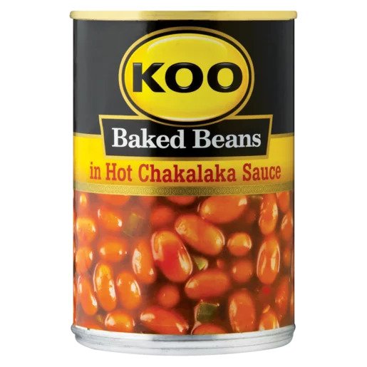 Koo Canned Veg - Baked Beans in Hot Chakalaka Sauce 410g  Hot Chakalaka Sauce adds some heat and flavour to our iconic KOO Baked Beans. 