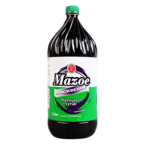 Mazoe Cordial - Blackberry Flavoured Syrup 2L  Mazoe Syrups are a rainbow range of flavoured cordials available in 1 and 2 litre packs for tasty refreshment. They are available in Blackberry, Cream Soda, Raspberry and Peach flavours. 